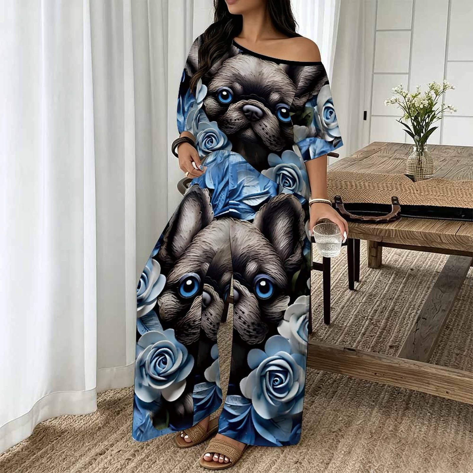 Damski zestaw w dużych rozmiar – Blouse Off Shoulder recenzja i cena