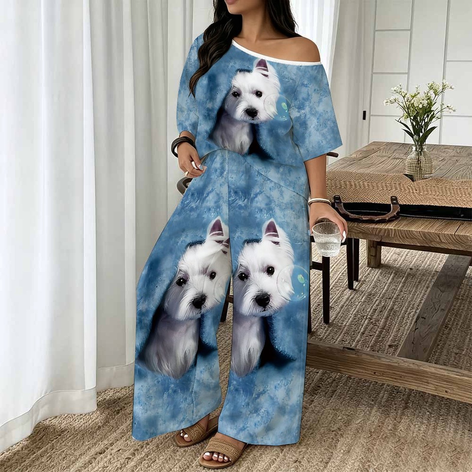 Damski zestaw w dużych rozmiar – Blouse Off Shoulder recenzja i cena