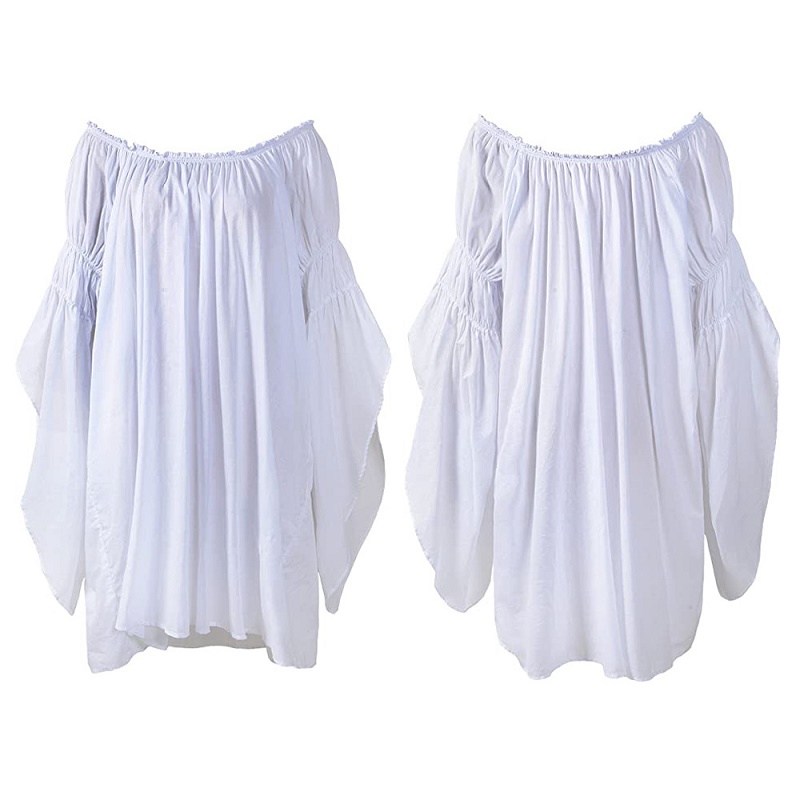 Bluzka w stylu vintage, średni – Blouse Off Shoulder recenzja i cena