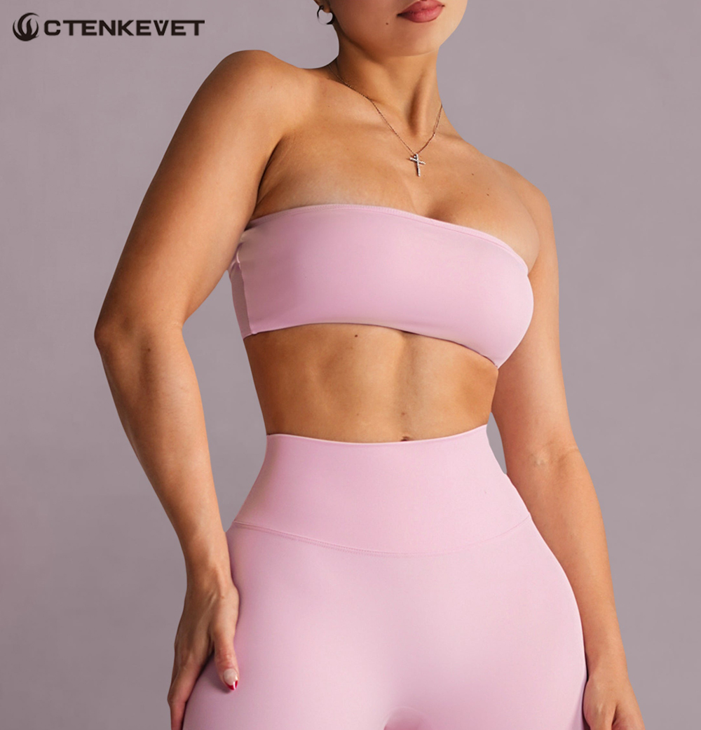 Biustonosz sportowy bez ramiąc – Crop Top Crochet recenzja i cena