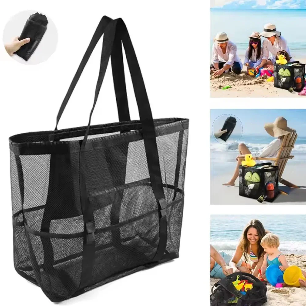 1 szt. Bardzo duża siatkowa to – Tote Bag Beach recenzja i cena