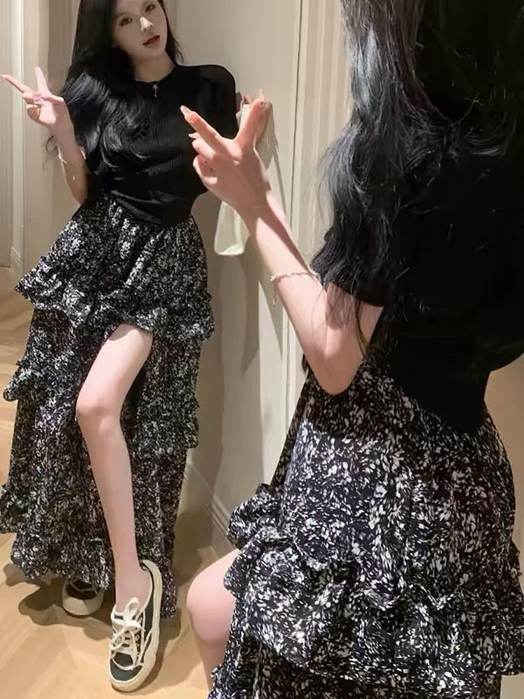 Spódnica midi z kwiatowym nadr – Midi Skirt Floral recenzja i cena