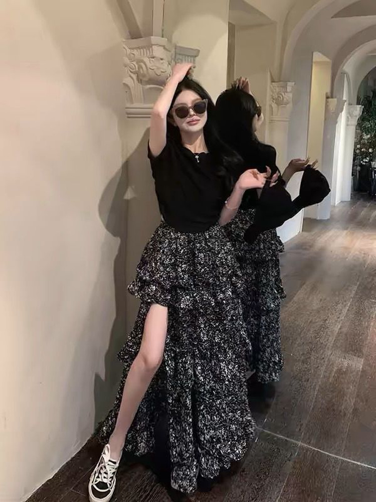 Spódnica midi z kwiatowym nadr – Midi Skirt Floral recenzja i cena